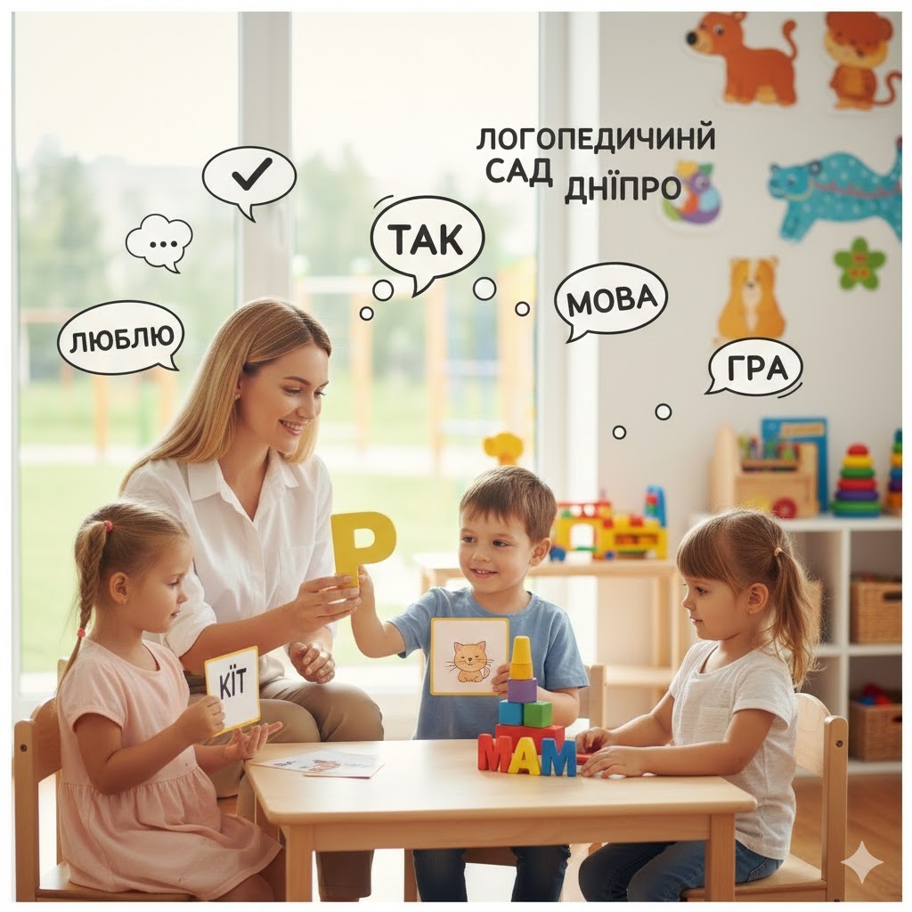 Логопедический сад Днепр