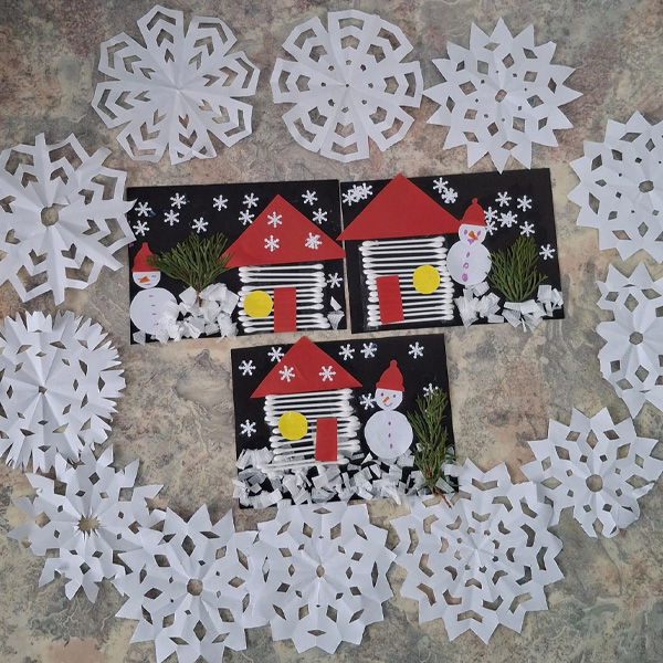 Сніжинки з дітьми: творче вирізання, розвиток і радість зимових занять